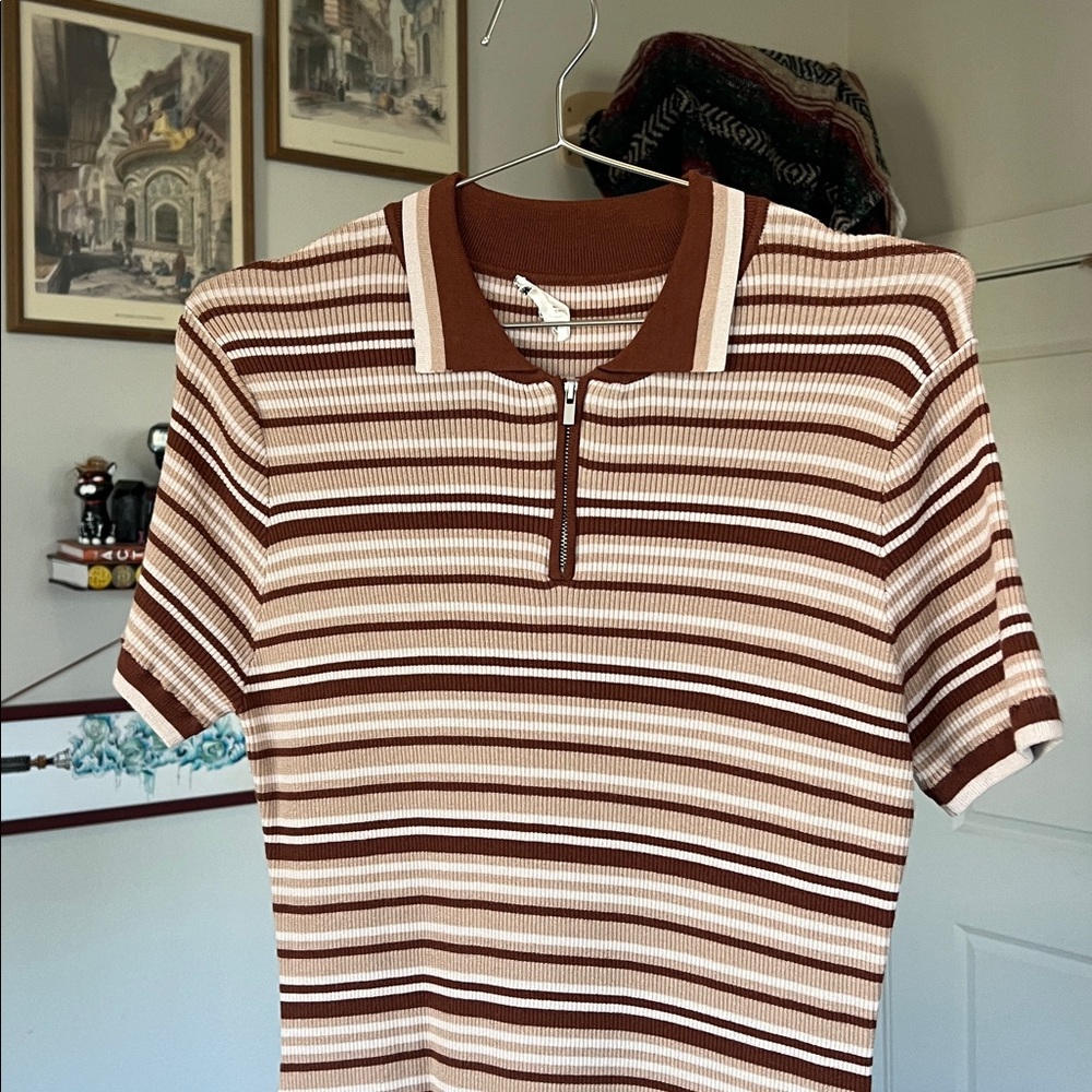 tea & cup Women's Ribbed Knit Mini Dress - Size L - Picture 4 of 7